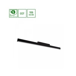 Magnetic track light WLD Shift 17 W IP20, CCT (adjustable colour temperature), with switch, black