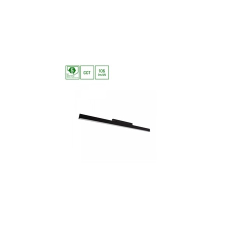Luminária magnética WLD Shift 17 W IP20, CCT (temperatura de cor ajustável), com interruptor, preto