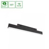 Luminaria magnética WLD Shift 8 W IP20, CCT (temperatura de color ajustable), con interruptor, negro – foto 2