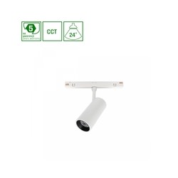 Magnetschienen-Leuchte WLD Shift 6 W IP20, CCT (Farbtemperatur einstellbar), mit Schalter, weiß – WLD+40002_CCT – Foto 2