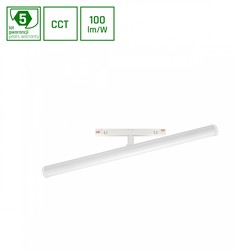 Magnetschienen-Leuchte WLD Shift 12 W IP20, dimmbar, CCT (Farbtemperatur einstellbar), smart, weiß
