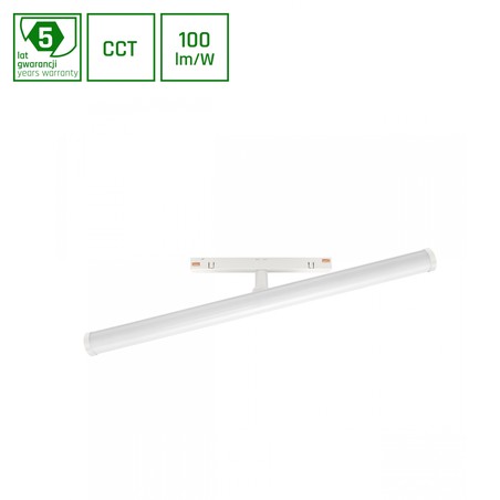 Magnetschienen-Leuchte WLD Shift 12 W IP20, dimmbar, CCT (Farbtemperatur einstellbar), smart, weiß