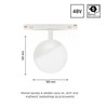 Magnetic globe light WLD Shift 5 W IP20, dimmable, CCT (adjustable colour temperature), smart, white – photo 2