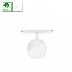 Luminária magnética globo WLD Shift 5 W IP20, regulável, CCT (temperatura de cor ajustável), inteligente, branco – foto 4