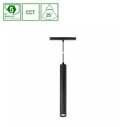 Oprawa magnetyczna WLD Shift Hangit 12 W IP20, ściemnialny, CCT (regulowana temperatura barwowa), smart, zwieszany, czarny