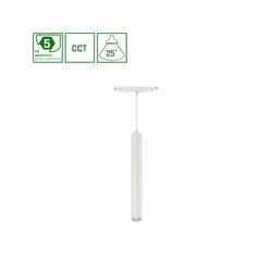 Luminaria magnética WLD Shift Hangit 12 W IP20, regulable, CCT (temperatura de color ajustable), inteligente, suspendido, blanco