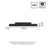 Magnetschienen-Leuchte WLD Shift 8 W IP20, dimmbar, CCT (Farbtemperatur einstellbar), smart, schwarz