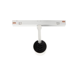 Magnetisk skenarmatur WLD Shift 10 W IP20, dimbar, CCT (justerbar färgtemperatur), smart, vit