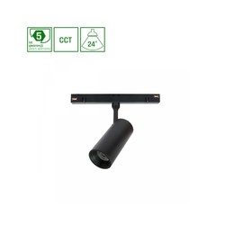 Магнитный трековый светильник WLD Shift 6 W IP20, диммируемый, CCT (регулируемая цветовая температура), умный, чёрный