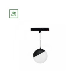 Luminaria magnética globo WLD Shift Basic 10 W 3000 K IP20, suspendido, negro – WLD+70002WW – foto 2