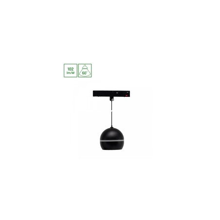 Luminária magnética globo WLD Shift Basic 10 W 2700 K IP20, suspenso, preto – WLD+70033WW
