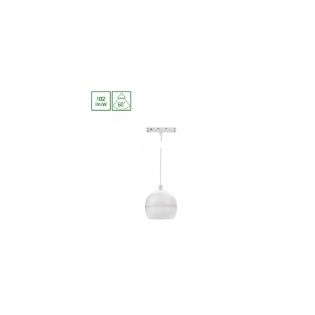Luminária magnética globo WLD Shift Basic 10 W 2700 K IP20, suspenso, branco