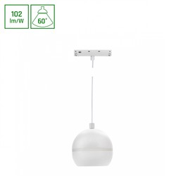 Magnetic globe light WLD Shift Basic 10 W 2700 K IP20, suspended, white – photo 2