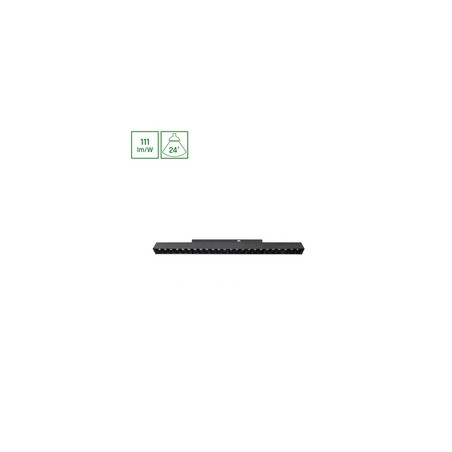 Luminária magnética WLD Shift Basic Grid 18 W 4000 K IP20, preto