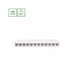 Oprawa magnetyczna WLD Shift Basic Grid 12 W 4000 K IP20, biały