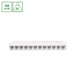 Magnetische railarmatuur WLD Shift Basic Grid 12 W 4000 K IP20, wit – foto 2