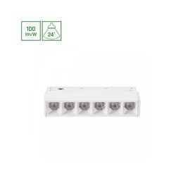 Magnetisk skenarmatur WLD Shift Basic Grid 6 W 4000 K IP20, vit