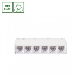 Magnetisk skenarmatur WLD Shift Basic Grid 6 W 4000 K IP20, vit – foto 2