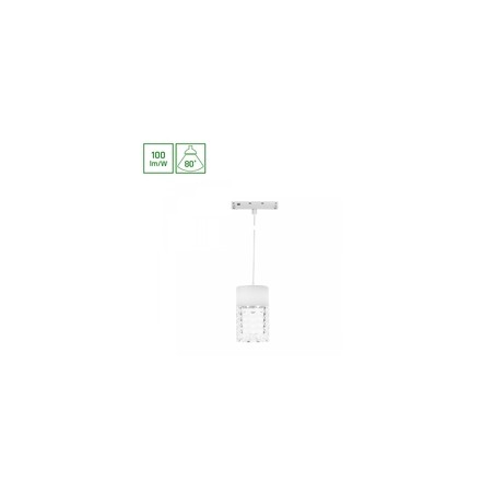 Magnetic track light WLD Shift Basic Hangit Crydegal 7 W 4000 K IP20, suspended, white