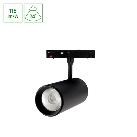 Magnetschienen-Leuchte WLD Shift Basic 20 W 4000 K IP20, schwarz – WLD+70022NW