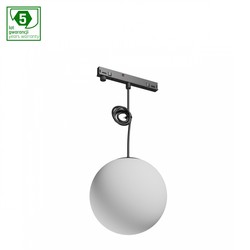 Luminaria magnética globo WLD Shift Nano 7 W 3000 K IP20, negro – WLD+80019