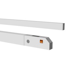 Magnetic linear light WLD Shift Nano 6 W 3000 K IP20, white – photo 2