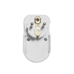Plug adapter 1 socket + USB-A and USB-C, surge protection – Schuko (type F) – photo 2