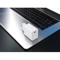 Väggladdare USB-C 20 W, snabbladdning, vit – foto 2