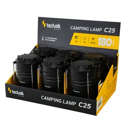 Farol de camping C25 – 180 lm, pilas 3×AA no incluidas