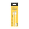 Kabel do ładowania i transmisji danych USB-A – micro USB, 1 m, 2,4 A, kolor biały – zdjęcie 5