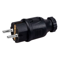 Rewireable socket connector IP44 16 A, TPU – Schuko (type F) – MT-I001