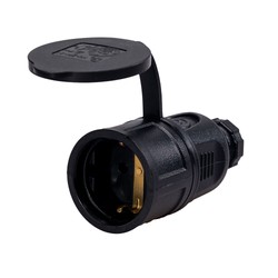 Вилка разборная IP44 16 A, TPU – Schuko (тип F)