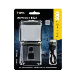 Φανάρι κάμπινγκ L003 – 500 lm, με μπαταρία 21700