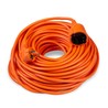 Verlängerungskabel 1-fach, 30 m Kabel 3G1,5 mm², orange – Schuko (Typ F)