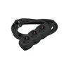 Stekkerdoos 3-voudig, 5 m kabel, zwart – Schuko (type F)