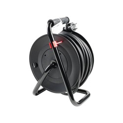 Enrolador de cabo 4 tomadas IP44, cabo de 25 m 3G1,5 mm² – Schuko (tipo F) – foto 3