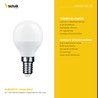 Ampoule LED sphérique G45 6 W E14 6000 K – 490 lm – photo 3