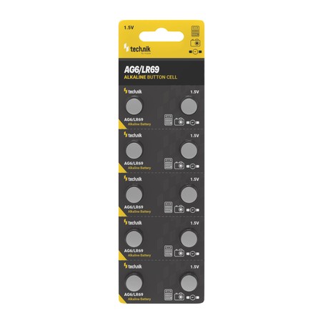 Bateria guzikowa alkaliczna AG6 / LR69 1,5 V