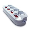 Steckdosenleiste 4-fach, einzeln schaltbar, 1,5 m Kabel – Schuko (Typ F) – Foto 3
