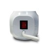 Regleta cuadrada 3 tomas + USB-A y USB-C, con interruptor, cable de 1,5 m – Schuko (tipo F) – foto 3