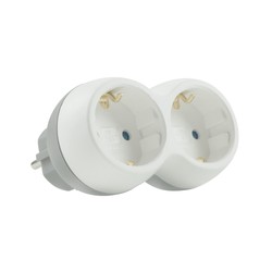 Stekkeradapter 2-voudig – Schuko (type F) – foto 5