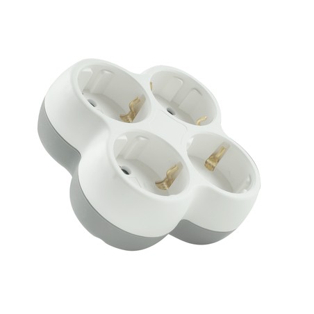 Stekkeradapter 4-voudig – Schuko (type F)