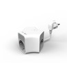 Regleta cuadrada 3 tomas + USB-A y USB-C, cable de 1,4 m – Schuko (tipo F) – foto 2