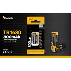 Επαναφορτιζόμενη μπαταρία Li-ion 16340 (RCR123) 3,7 V 800 mAh – φωτογραφία 4