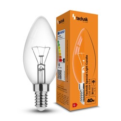 Лампа накаливания свеча C35 40 W E14