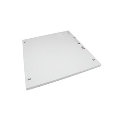 LED-paneel Algine 600 × 600 mm 40 W 4000 K IP20, met lens, wit – foto 4