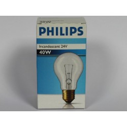 Лампы PHILIPS CLASSIC 24V 40W A60 E27 CL PHILIPS INCADESCENT