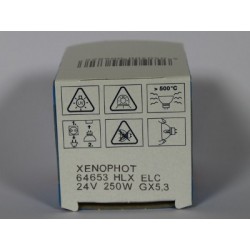 OSRAM XENOPHOT 64653 HLX 250W 24V GX5.3 — Niskonapięciowa lampa halogenowa – inny widok