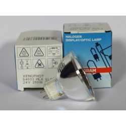 OSRAM XENOPHOT 64653 HLX 250W 24V GX5.3 — Niskonapięciowa lampa halogenowa – widok szczegółowy