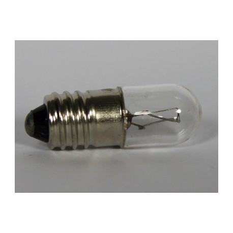 Glühlampe E10 12V 3W 250mA 10X28